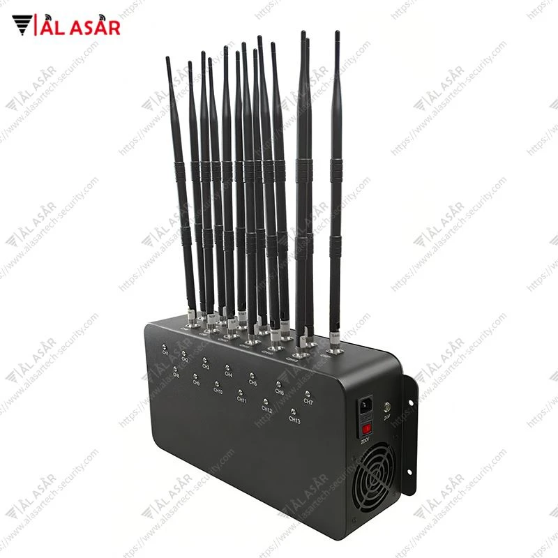 Jammer de blocare a semnalului de interior WiFi cu 13/14 canale